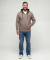 Sweatjacke mit Kapuze grau