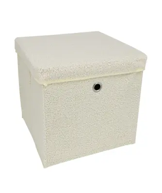 Aufbewahrungsbox mit Teddyfell