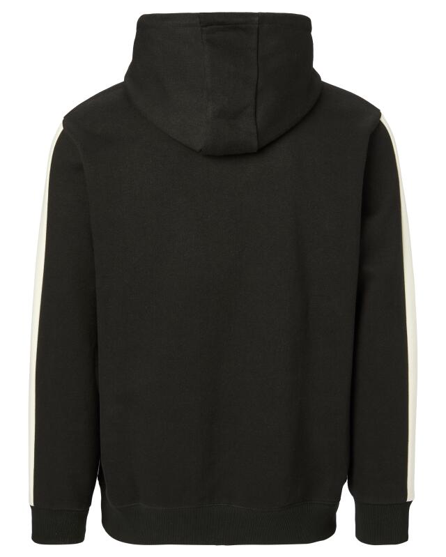 Sweatshirt with side stripes for men, black (KiK Sweatshirt mit Seitenstreifen (schwarz)) — KiK, authentic German product in Morocco