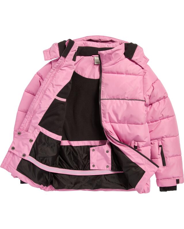 Hooded ski jacket for girls, pink (KiK Skijacke mit Kapuze (rosa)) — KiK, authentic German product in Morocco