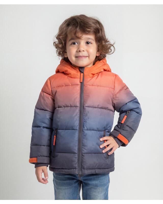 Ski jacket with gradient for boys, orange (KiK Skijacke mit Farbverlauf (orange)) — KiK, authentic German product in Morocco