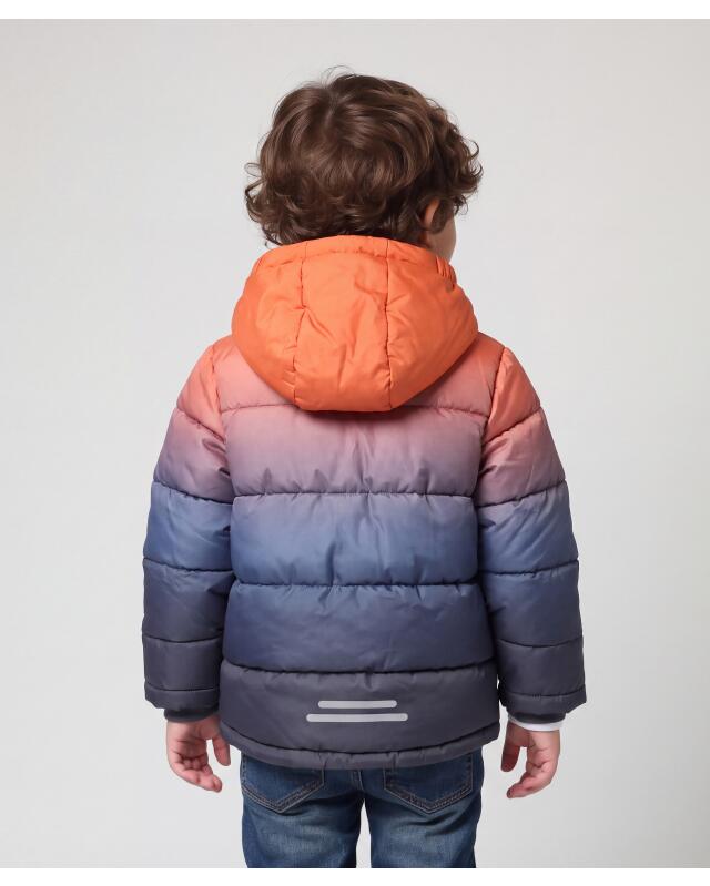 Ski jacket with gradient for boys, orange (KiK Skijacke mit Farbverlauf (orange)) — KiK, authentic German product in Morocco