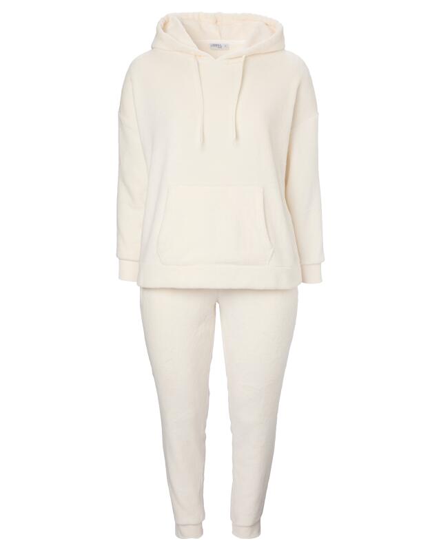 Fleece pyjamas for women, off-white (KiK Fleece-Pyjama in Offwhite (offwhite)) — KiK, authentic German product in Morocco