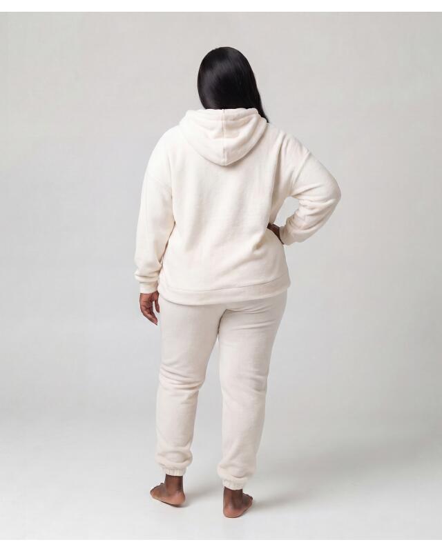 Fleece pyjamas for women, off-white (KiK Fleece-Pyjama in Offwhite (offwhite)) — KiK, authentic German product in Morocco