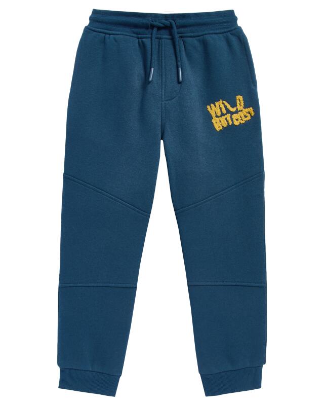 Pantalon de jogging à broderie bouclée garçon, bleu marine (KiK Jogginghose mit Bouclé-Stickerei (dunkelblau)) — KiK, produit allemand authentique au Maroc