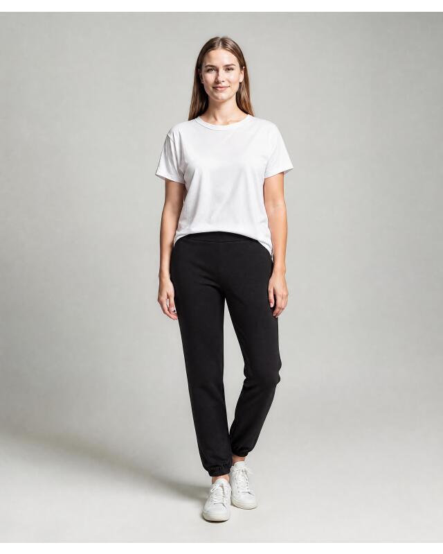 Microfleece joggers for women, black (KiK Jogginghose aus Mikrofleece (schwarz)) — KiK, authentic German product in Morocco