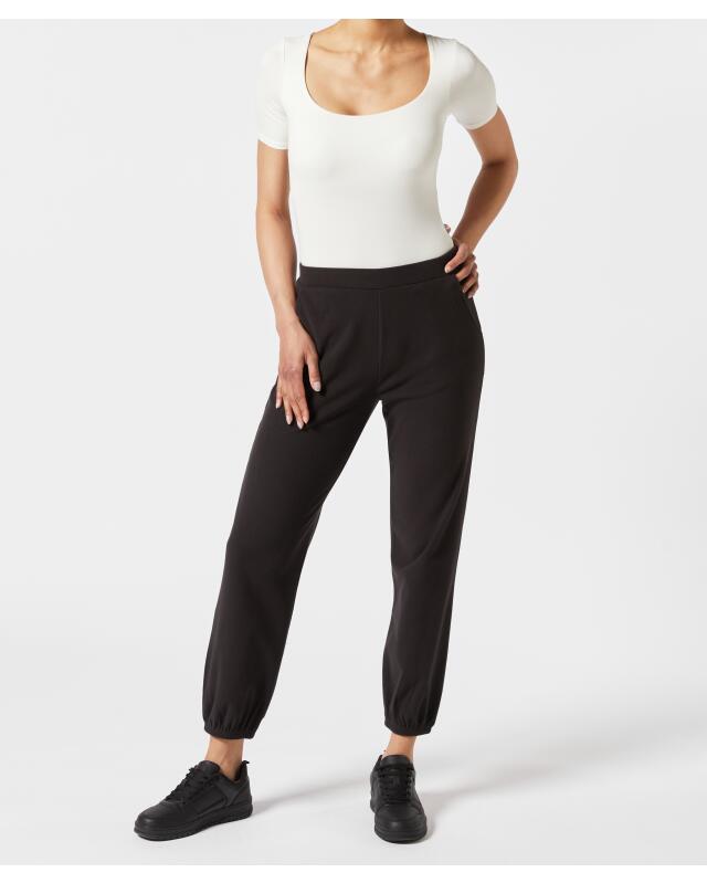 Microfleece joggers for women, black (KiK Jogginghose aus Mikrofleece (schwarz)) — KiK, authentic German product in Morocco
