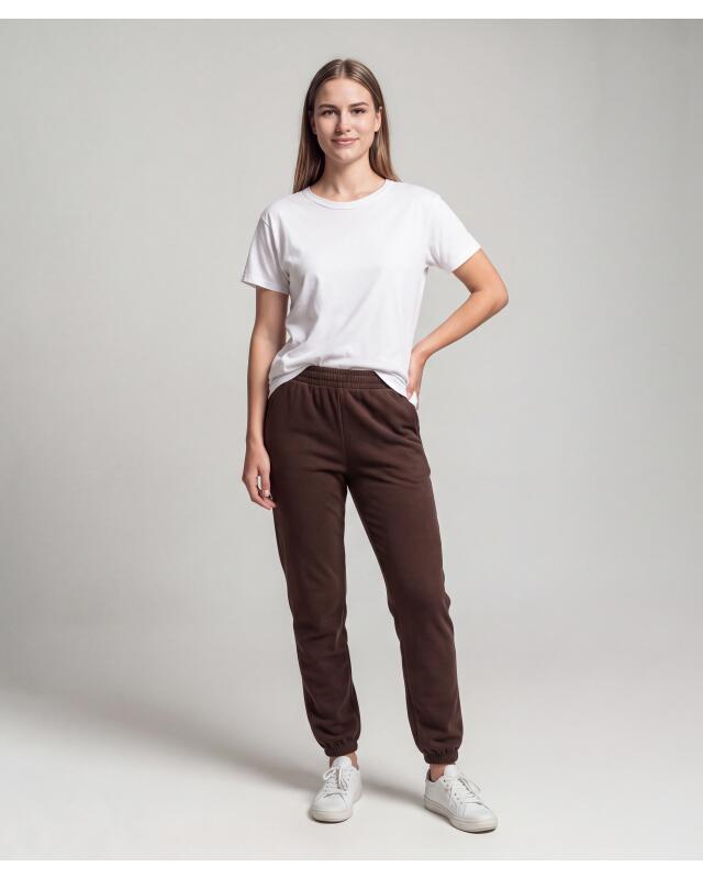 Pantalon de jogging en micro-polaire femme, marron (KiK Jogginghose aus Mikrofleece (braun)) — KiK, produit allemand authentique au Maroc
