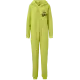 Grüner Fleece-Jumpsuit