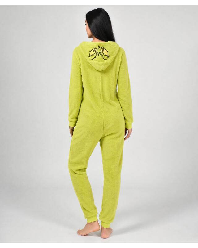 جمبسوت فليس للنساء، ليموني (KiK Grüner Fleece-Jumpsuit (limette)) — KiK, منتج ألماني أصلي في المغرب