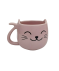 Tasse in Katzenoptik rosa