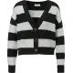 Gestreifte Strickjacke