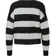 Gestreifte Strickjacke