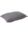 Kissen mit gerippter Optik grau