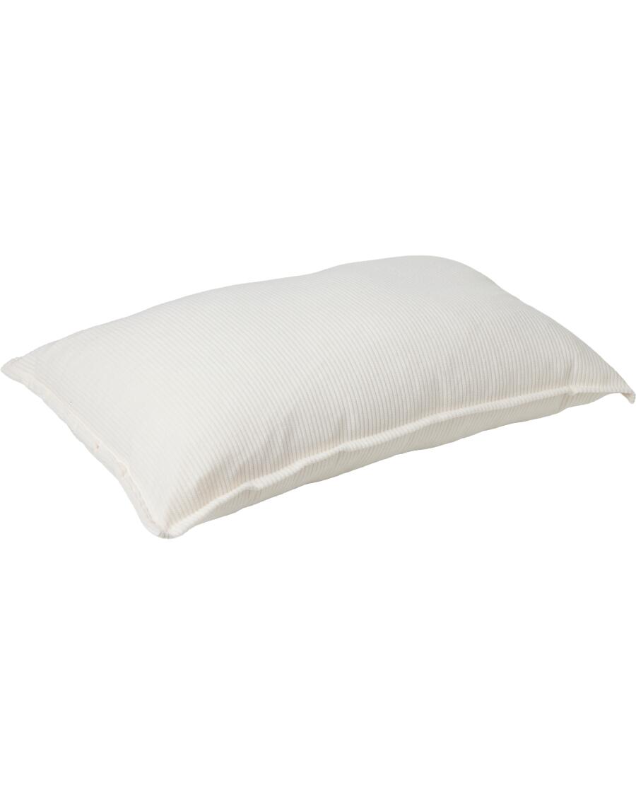 Kissen mit gerippter Optik, creme