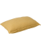 Kissen mit gerippter Optik gelb