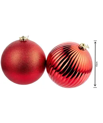 Weihnachtsbaumschmuck & Zubehör in rot günstig kaufen