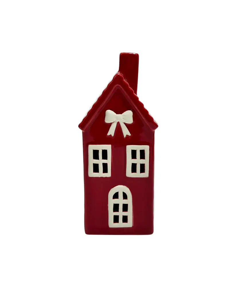 Deko-Haus Weihnachten, rot