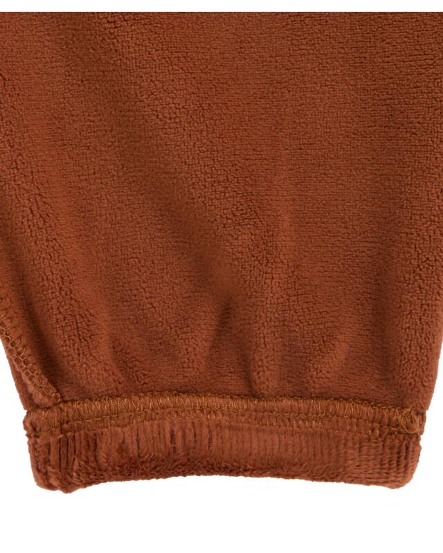 Velour trousers for baby boys, rust brown (KiK Braune Velourshose (rostbraun)) — KiK, authentic German product in Morocco