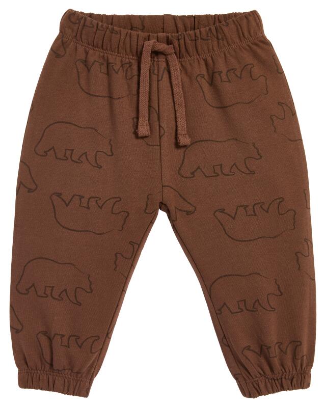 Ensemble de jogging à ours bébé garçon, marron (KiK Jogginganzug mit Bären (braun)) — KiK, produit allemand authentique au Maroc