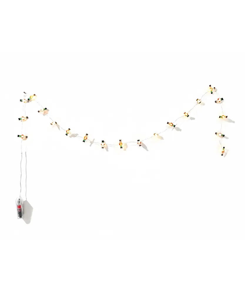 LED-Mikrolichterkette Weihnachten, warmweiß