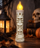 Halloween LED-Kerze weiß