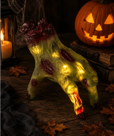 Ręka LED na Halloween