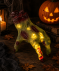 Ręka LED na Halloween zielony