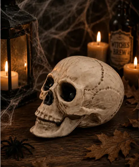 Czaszka dekoracyjna na Halloween