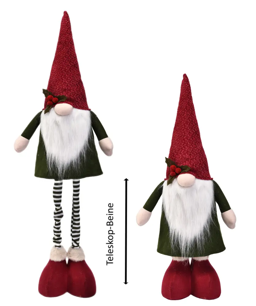 Deko-Wichtel Weihnachten, rot