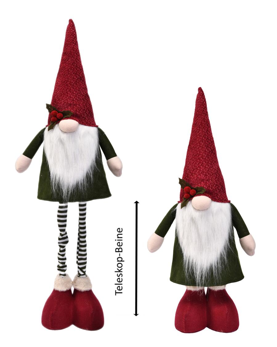 Deko-Wichtel Weihnachten, rot