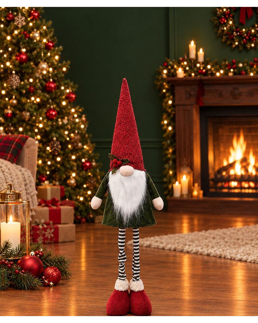 Deko-Wichtel Weihnachten, rot