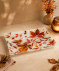 Herbstlicher Dekoteller orange