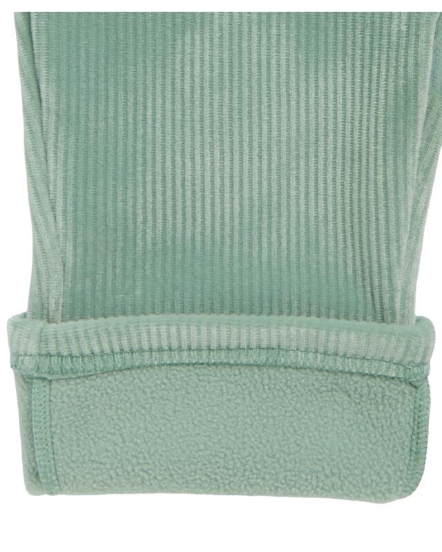 Velour trousers for baby girls, mint green (KiK Hose aus Velours (mintgrün)) — KiK, authentic German product in Morocco