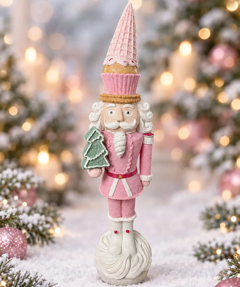 Deko-Nussknacker Weihnachten, bunt