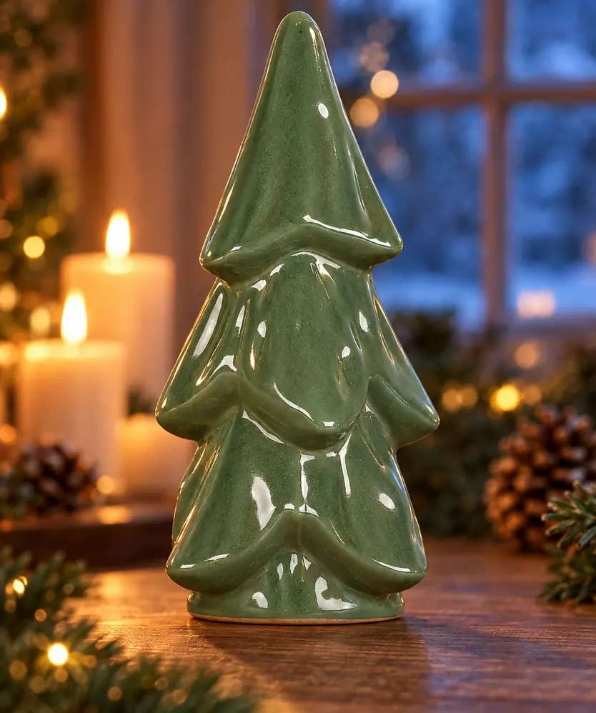 Deko-Tanne Weihnachten, mintgrün