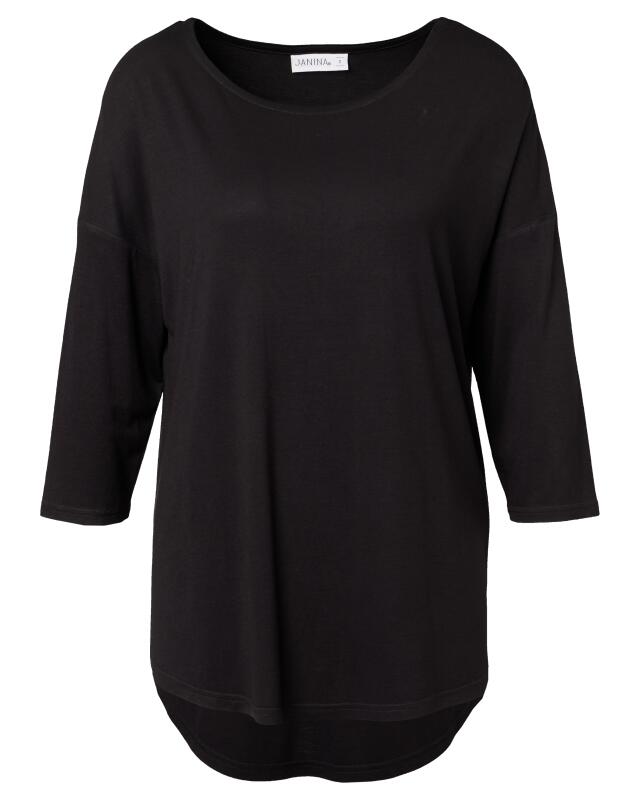 T-shirt long femme, noir (KiK Langes Shirt (schwarz)) — KiK, produit allemand authentique au Maroc