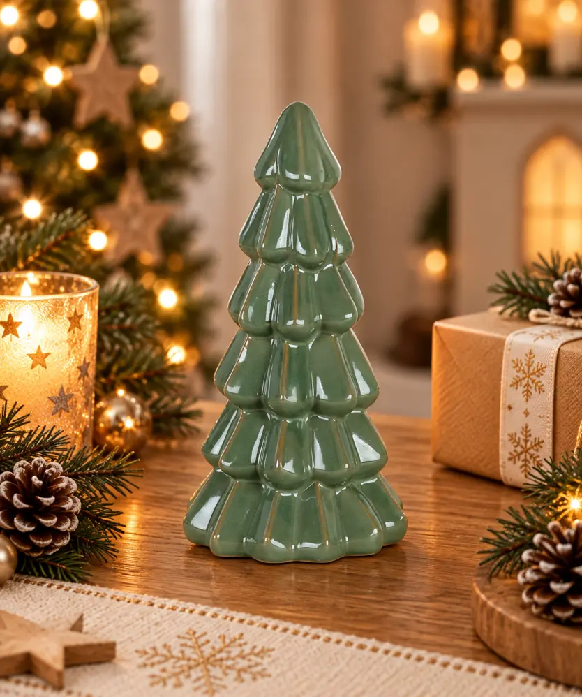 Deko-Tanne Weihnachten, hellgrün
