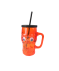 Halloween Trinkbecher Totenkopf orange