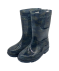 Regenstiefel mit Traktoren dunkelblau bedruckt