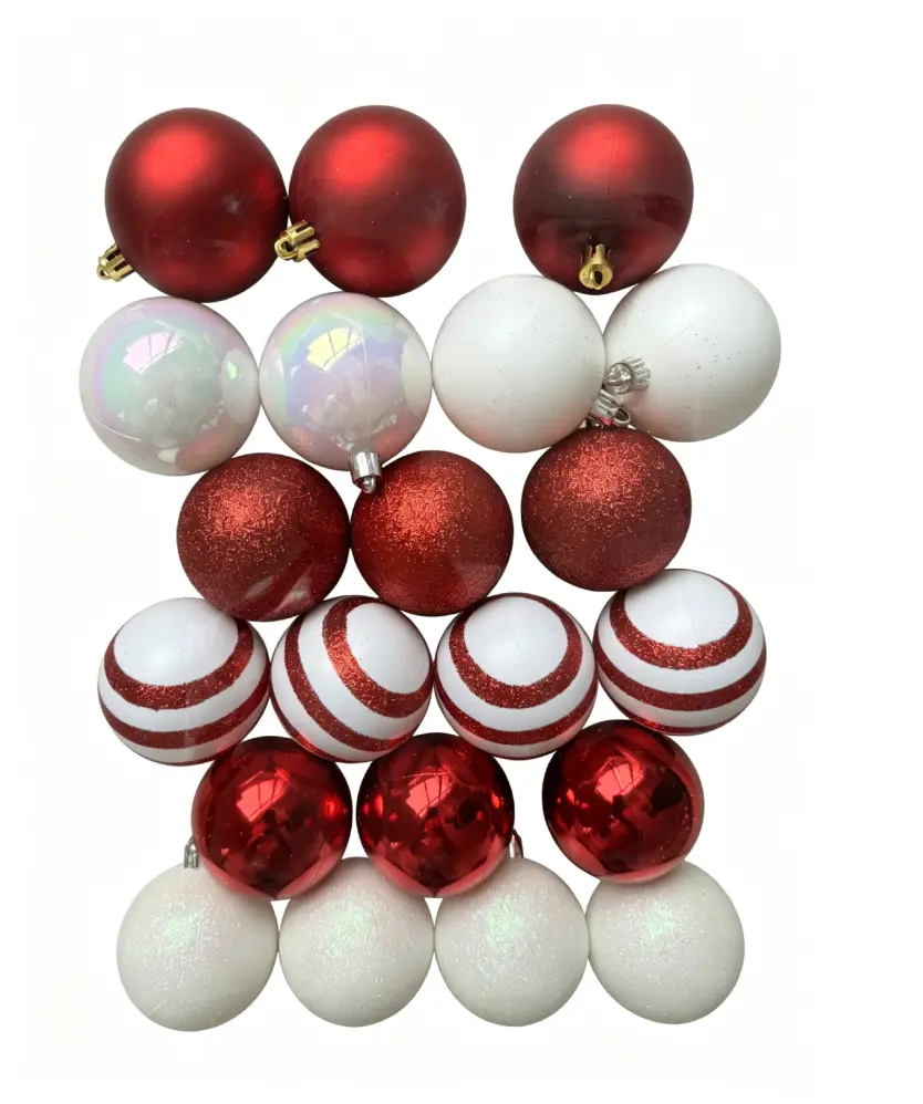 Christbaumkugel-Set im Candy-Design, bunt
