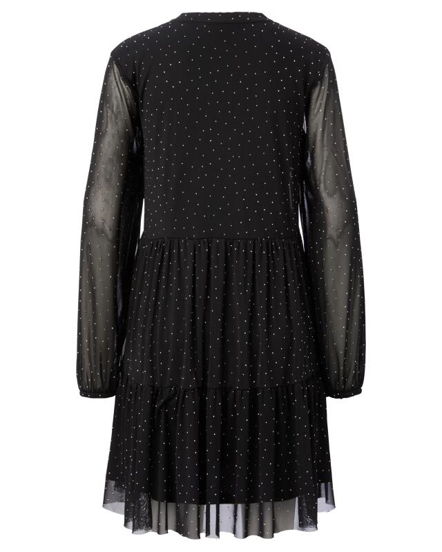 Midi dress with rhinestones for women, black (KiK Midikleid mit Strasssteinen (schwarz)) — KiK, authentic German product in Morocco