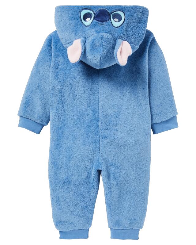 Combinaison polaire zippée bébé fille, bleu (KiK Fleece-Jumpsuit mit Reißverschluss (blau)) — KiK, produit allemand authentique au Maroc