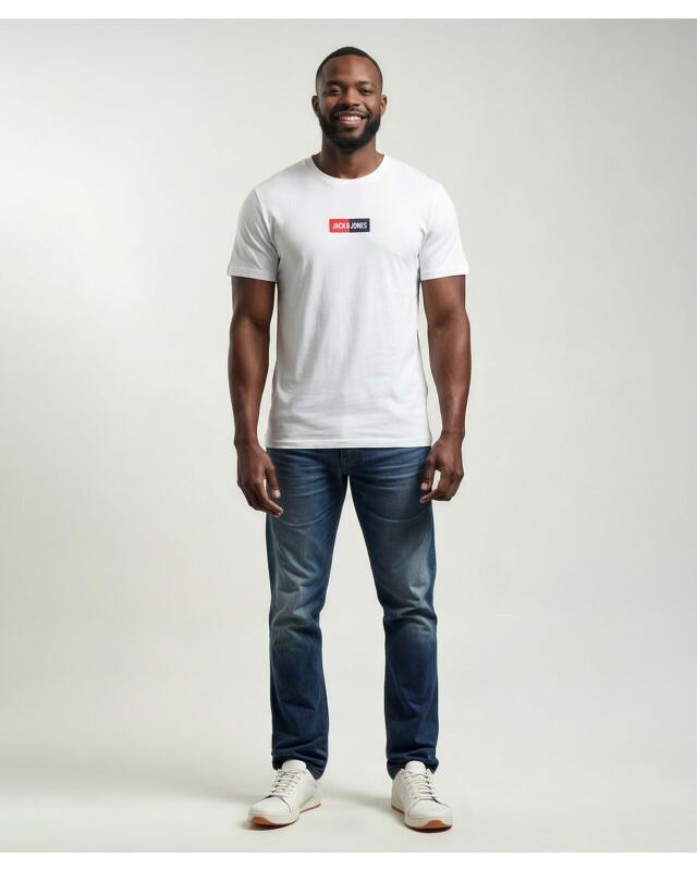 T-shirt en coton homme, blanc (KiK T-Shirt aus Baumwolle (weiß)) — KiK, produit allemand authentique au Maroc