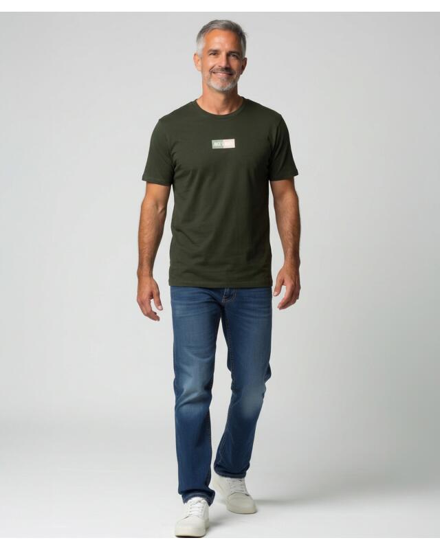 تيشيرت من القطن للرجال، كاكي (KiK T-Shirt aus Baumwolle (Khaki)) — KiK, منتج ألماني أصلي في المغرب