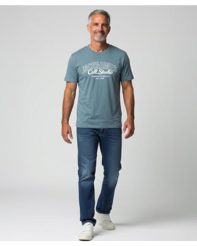 T-shirt en coton homme, bleu clair (KiK T-Shirt aus Baumwolle (hellblau)) — KiK, produit allemand authentique au Maroc
