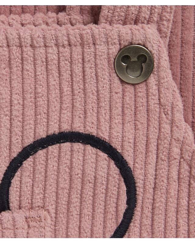 Long-sleeve top + pinafore dress for baby girls, dusty pink (KiK Langarmshirt + Latzkleid (altrosa)) — KiK, authentic German product in Morocco