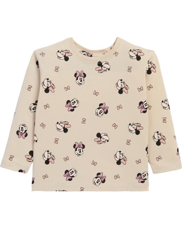 Long-sleeve top + pinafore dress for baby girls, dusty pink (KiK Langarmshirt + Latzkleid (altrosa)) — KiK, authentic German product in Morocco