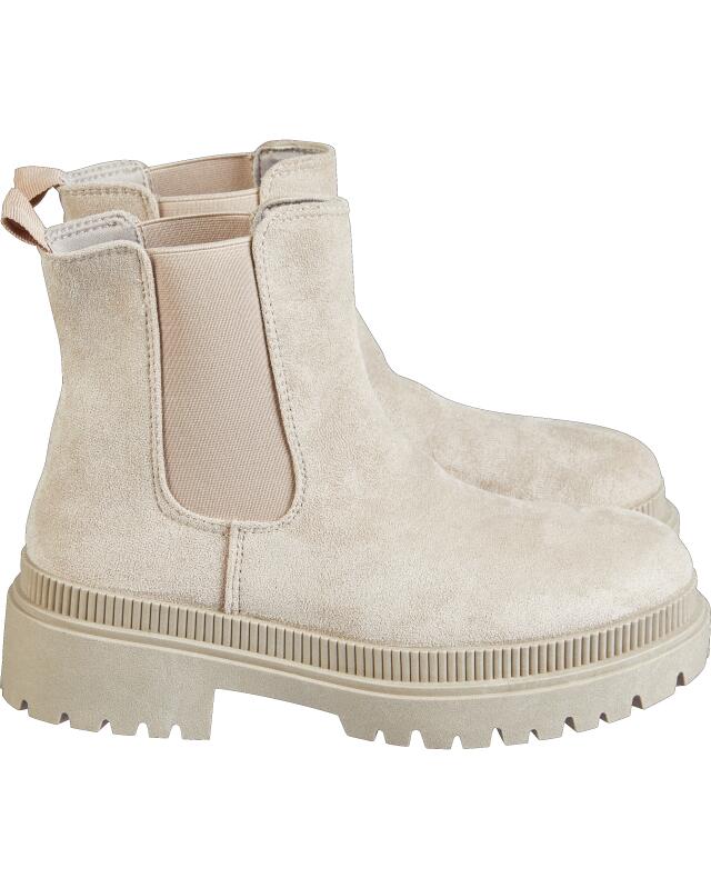 Faux suede boots for women, natural (KiK Boots in Wildlederoptik (naturfarben)) — KiK, authentic German product in Morocco