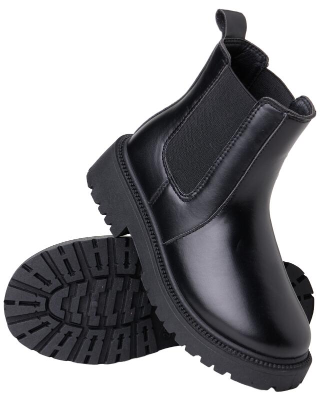 Boots tendance fille, noir — KiK, produit allemand authentique au Maroc